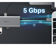 TP-Link UH7021C HDMI, 3xUSB, SD, microSD, PD 100W - 1514604 - zdjęcie 7